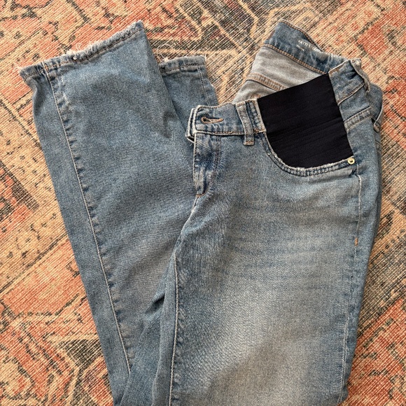 DL Vintage Patty Straight Leg Maternity Jeans - Picture 1 of 5